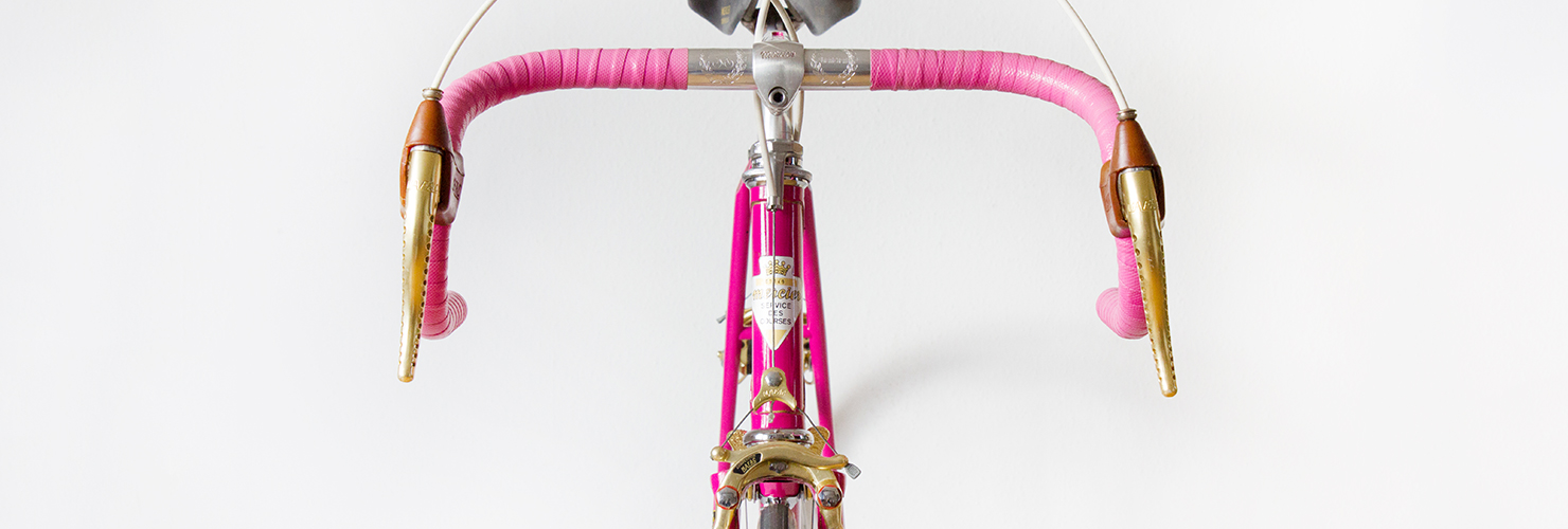 Vélo De Route Mercier Vintage, Cadre Acier 56cm, Couleur Rose, Made In France
